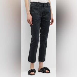 Nili Lotan 0 Jenna Pant Carbon Black Charcoal Crop NWT $345